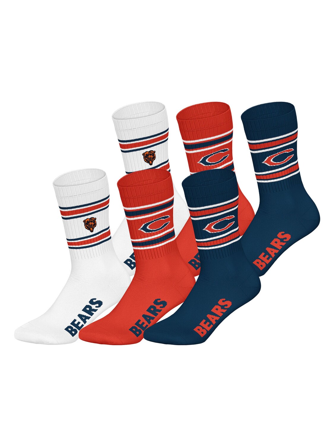 Huddle Носки 'Chicago Bears' в цвете Navy, Red, White
Huddle Носки 'Chicago Bears' в цвете Navy, Red, White