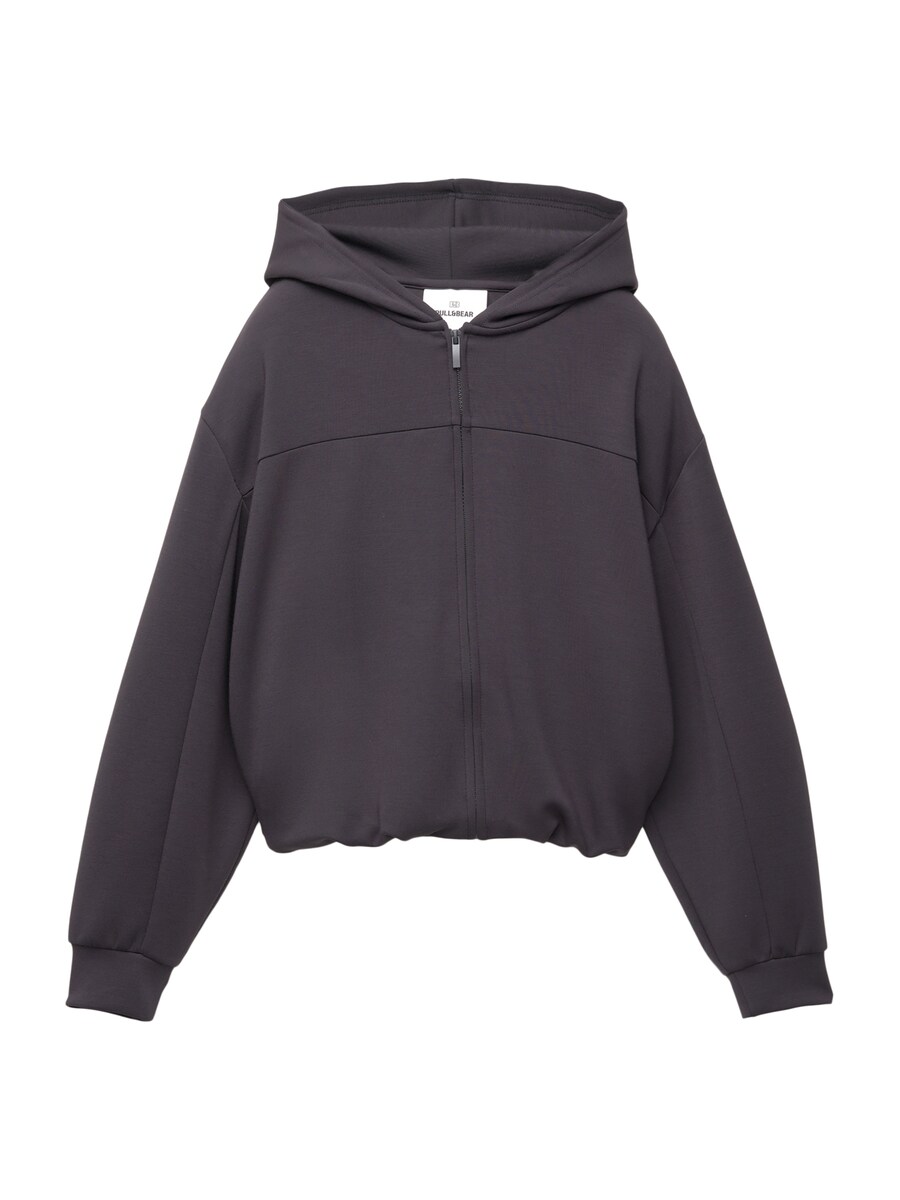 Толстовка с капюшоном на молнии Pull&Bear, темно-серый
Толстовка с капюшоном на молнии Pull&Bear, темно-серый