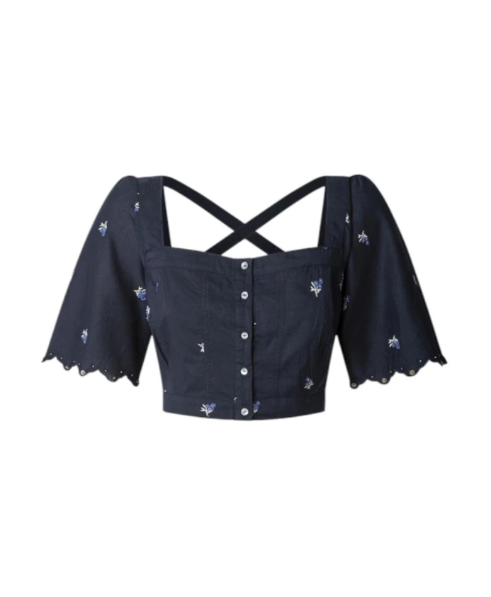 Летний топ с цветочным принтом Pepe Jeans, синий
Летний топ с цветочным принтом Pepe Jeans, синий