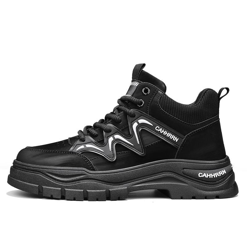 CAHHRRN Рабочие ботинки мужские мид-топ черные, цвет Black
CAHHRRN Рабочие ботинки мужские мид-топ черные, цвет Black