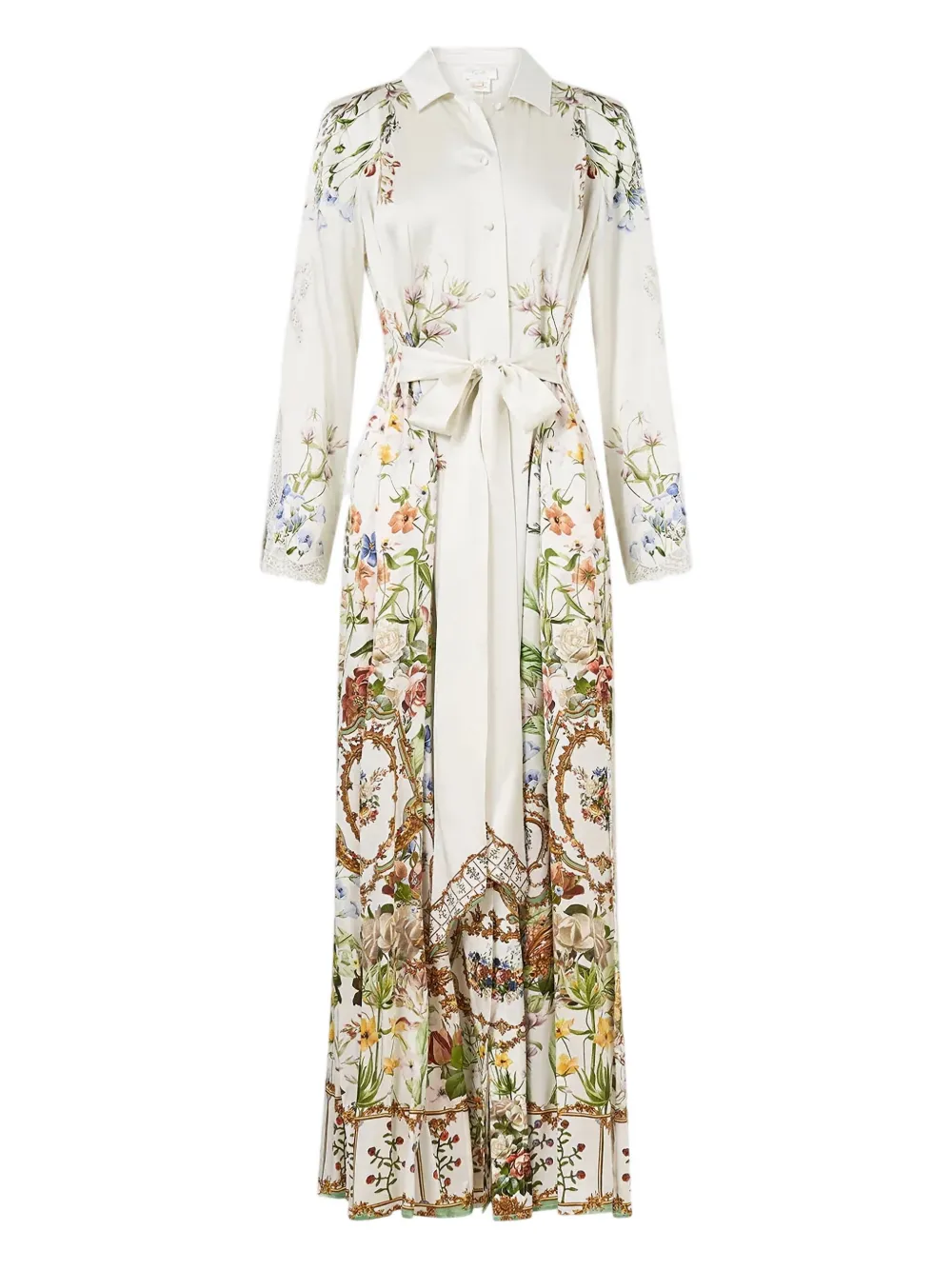 Макси-платье с цветочным принтом и отделкой из кружева Camilla, белый
Макси-платье с цветочным принтом и отделкой из кружева Camilla, белый