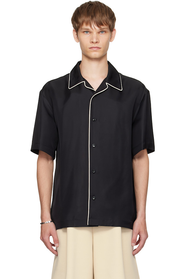 Рубашка из жидкой вискозы Jil Sander, черный
Рубашка из жидкой вискозы Jil Sander, черный