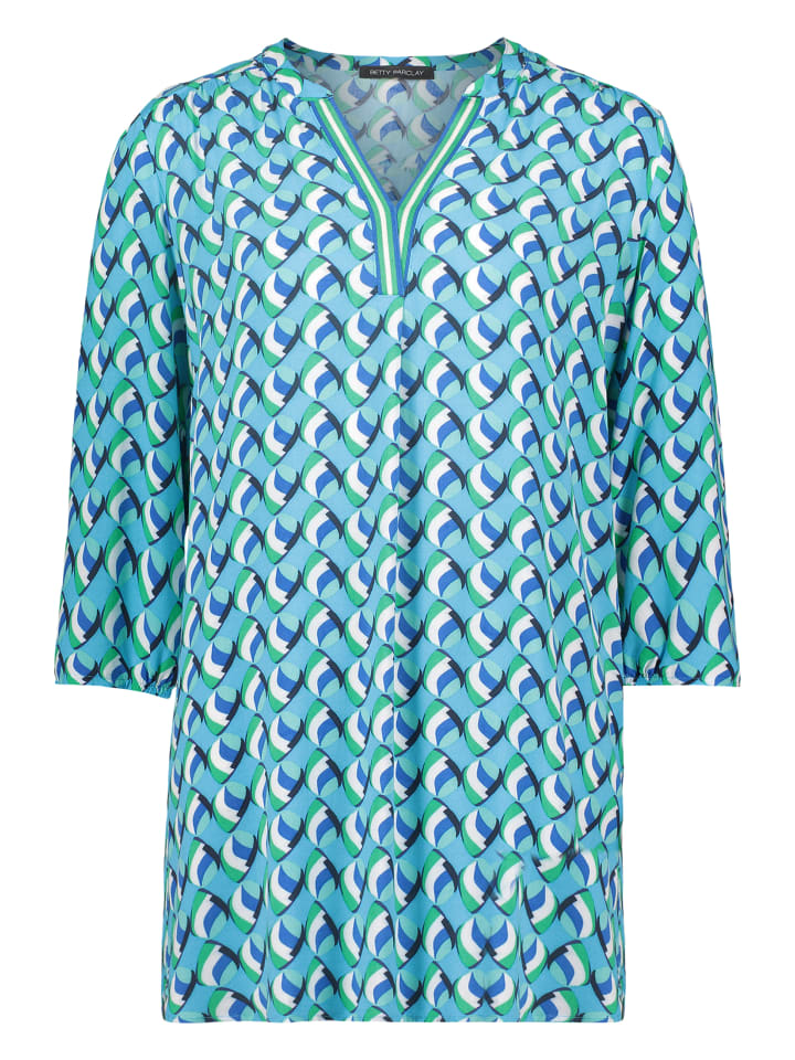 Блузка Betty Barclay, синий/зеленый
Блузка Betty Barclay, синий/зеленый