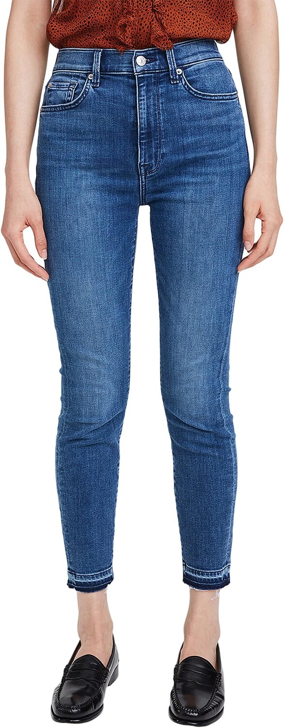 Джинсы 7 For All Mankind High-Waisted Ankle Skinny w/ Let Down Hem in Harbor, цвет Harbor
Джинсы 7 For All Mankind High-Waisted Ankle Skinny w/ Let Down Hem in Harbor, цвет Harbor