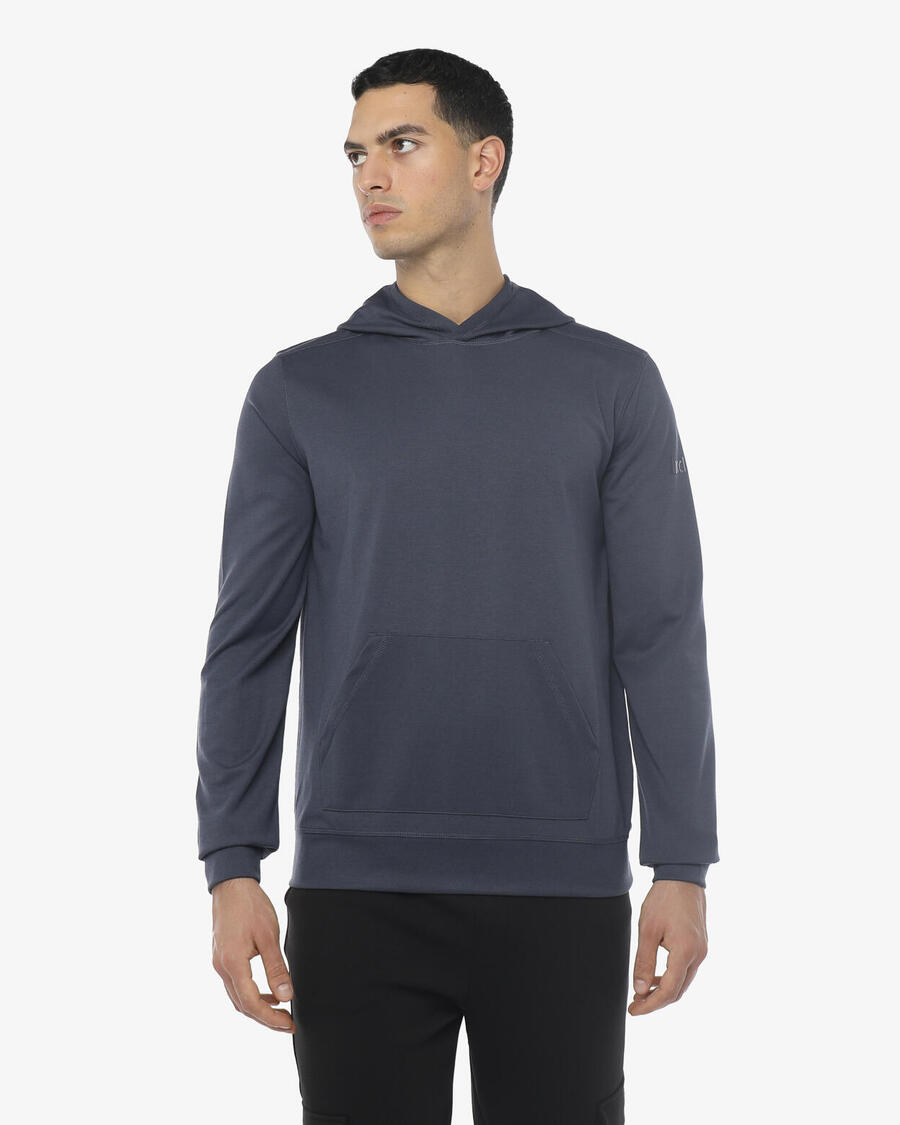 JAKED Темно-синяя мужская синтетическая толстовка для фитнеса
JAKED Темно-синяя мужская синтетическая толстовка для фитнеса