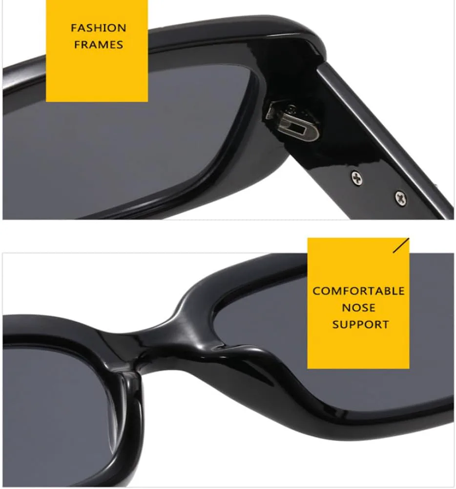 Винтажные солнцезащитные очки в стиле ретро для женщин, маленькие прямоугольные солнцезащитные очки с защитой от УФ-излучения UV400 LANGSER, 010 Black Pink
Винтажные солнцезащитные очки в стиле ретро для женщин, маленькие прямоугольные солнцезащитные очки с защитой от УФ-излучения UV400 LANGSER, 010 Black Pink