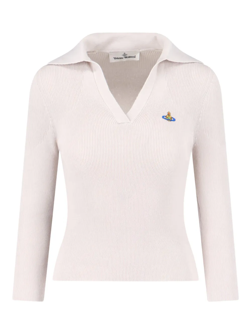 Ребристый свитер с шарообразным узором Vivienne Westwood, нейтральный
Ребристый свитер с шарообразным узором Vivienne Westwood, нейтральный