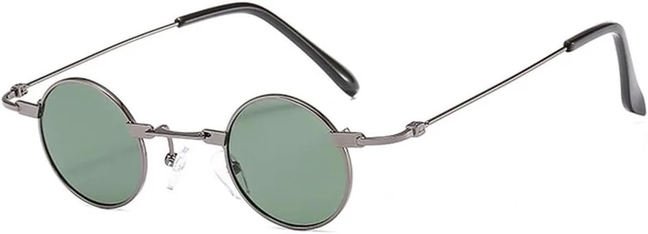 Винтажные мужские и женские солнцезащитные очки в стиле ретро-панк, маленькая круглая металлическая оправа, цветные линзы, модные очки HHZZYVY, C3 Gun-g15 Green
Винтажные мужские и женские солнцезащитные очки в стиле ретро-панк, маленькая круглая металлическая оправа, цветные линзы, модные очки HHZZYVY, C3 Gun-g15 Green