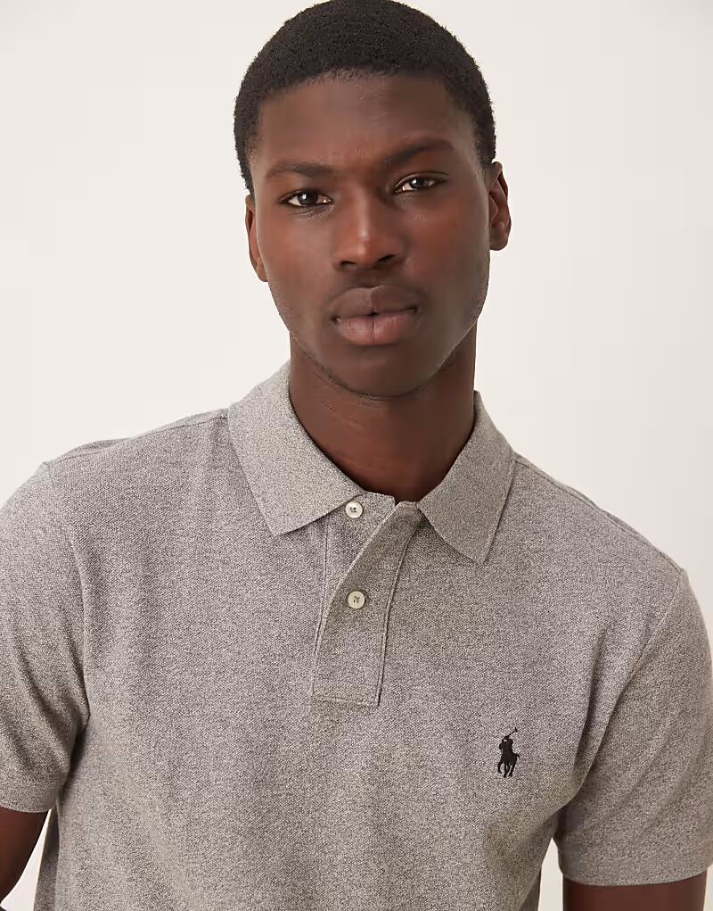 Polo Ralph Lauren Icon Logo Поло с короткими рукавами серого цвета
Polo Ralph Lauren Icon Logo Поло с короткими рукавами серого цвета