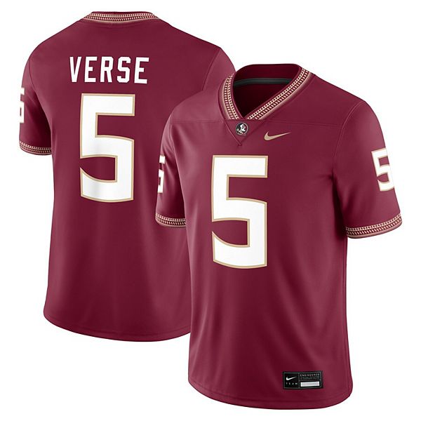Мужская игровая футболка Jared Verse Garnet Florida State Seminoles Nike
Мужская игровая футболка Jared Verse Garnet Florida State Seminoles Nike
