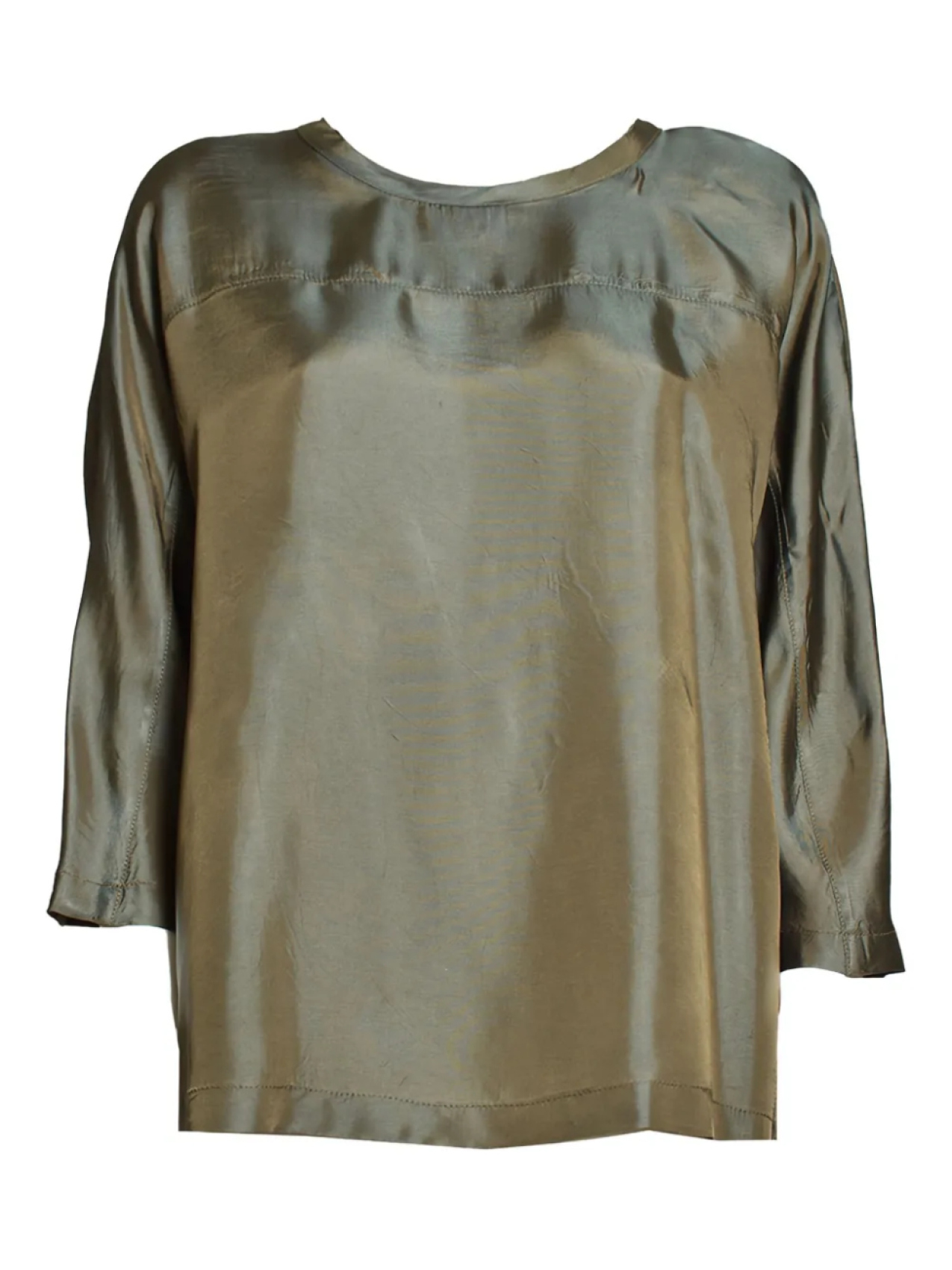 Блузка ASPESI с атласной отделкой, зеленый
Блузка ASPESI с атласной отделкой, зеленый