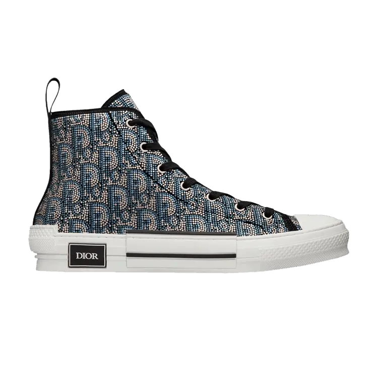 Кроссовки Dior B23 High 'Dior Oblique Strass - Blue', синий
Кроссовки Dior B23 High 'Dior Oblique Strass - Blue', синий