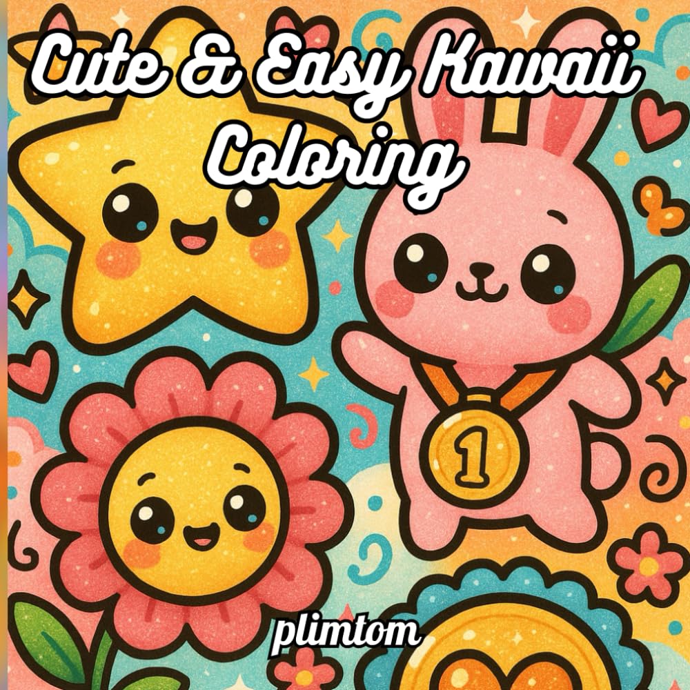 Cute & Kawaii Easy Coloring: "Perfect for Beginners and Kawaii Lovers" (Independently published)
Cute & Kawaii Easy Coloring: "Perfect for Beginners and Kawaii Lovers" (Independently published)