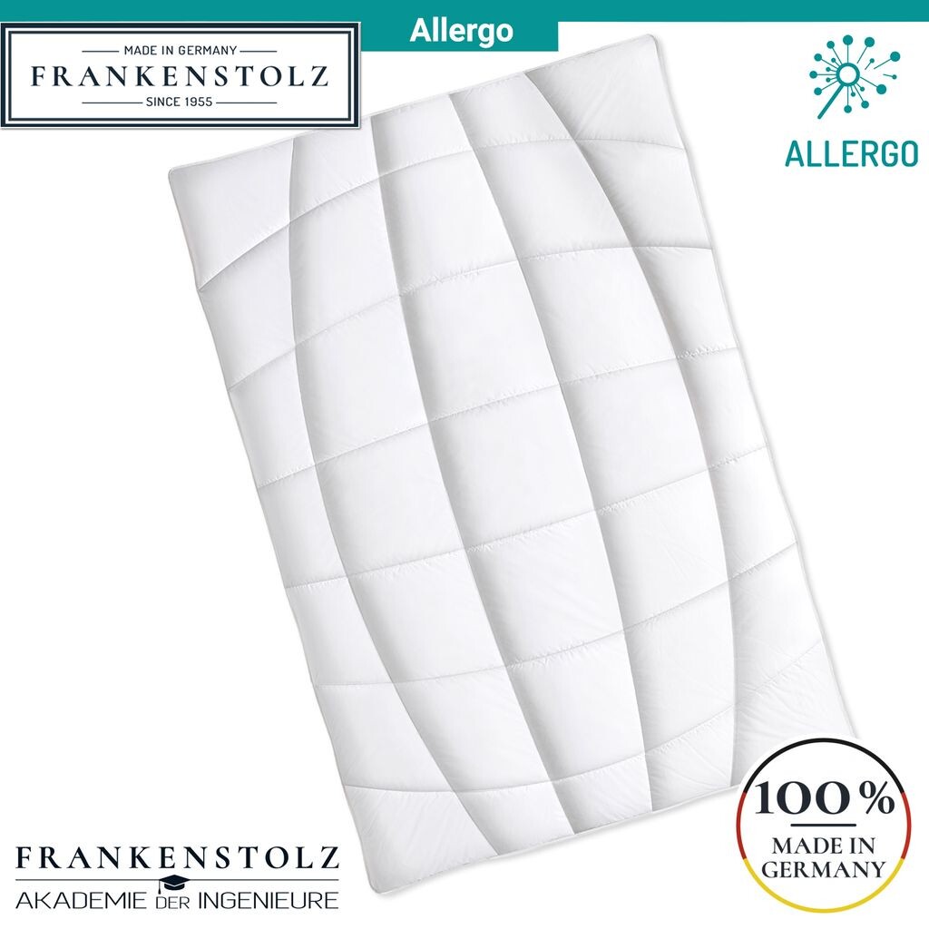 Стеганые кровати Frankenstolz Allergo - размер и вариант на выбор, размеры: 135 x 200 см, наполнитель: Duo-Light Frankenstolz Gute Bettwaren
Стеганые кровати Frankenstolz Allergo - размер и вариант на выбор, размеры: 135 x 200 см, наполнитель: Duo-Light Frankenstolz Gute Bettwaren
