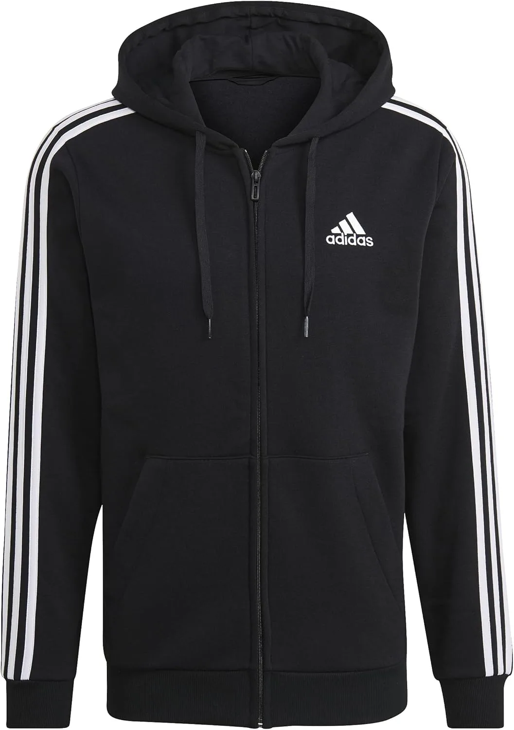 Толстовка adidas Essentials Fleece с молнией и 3 полосками
Толстовка adidas Essentials Fleece с молнией и 3 полосками