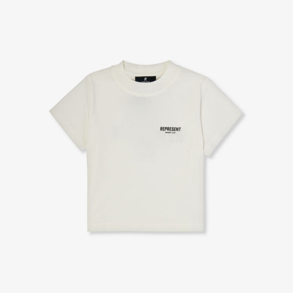 Футболка из хлопкового джерси с логотипом 1–4 года Represent, белый
Футболка из хлопкового джерси с логотипом 1–4 года Represent, белый