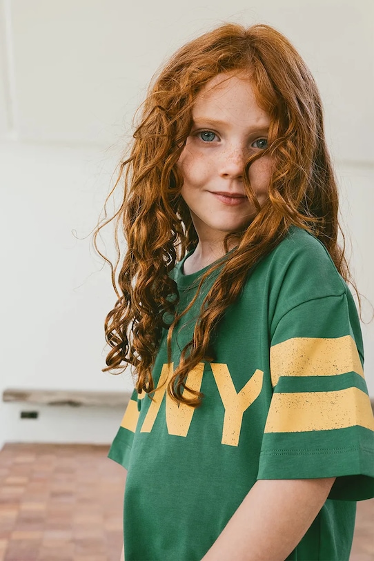 Детская хлопковая футболка STRIPES LOGO TEE Tinycottons, зеленый
Детская хлопковая футболка STRIPES LOGO TEE Tinycottons, зеленый