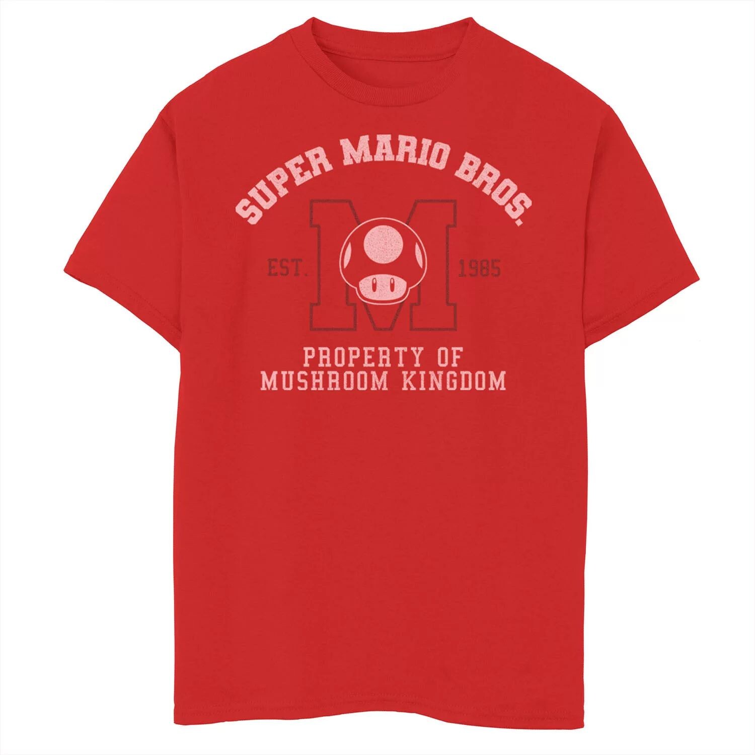 Мальчики 8–20 лет Nintendo Super Mario Приблиз. Футболка с рисунком «Собственность Грибного королевства, 1985 год» Licensed Character, красный
Мальчики 8–20 лет Nintendo Super Mario Приблиз. Футболка с рисунком «Собственность Грибного королевства, 1985 год» Licensed Character, красный