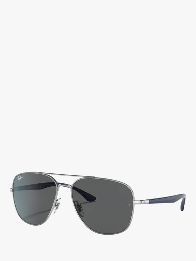 RB3683 унисекс авиаторные солнцезащитные очки Ray-Ban, Silver Blue/Grey
RB3683 унисекс авиаторные солнцезащитные очки Ray-Ban, Silver Blue/Grey