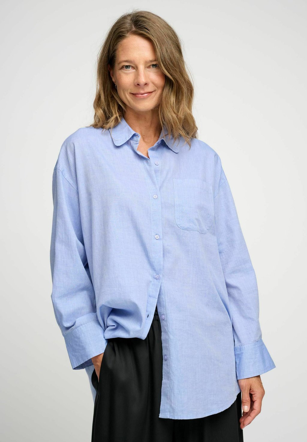 Блузка на пуговицах AVALON CHAMBRAY moshi moshi mind, светло-голубой
Блузка на пуговицах AVALON CHAMBRAY moshi moshi mind, светло-голубой