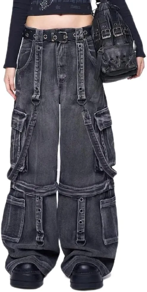 Женские багги карго джинсы low rise wide leg Adoeren
Женские багги карго джинсы low rise wide leg Adoeren