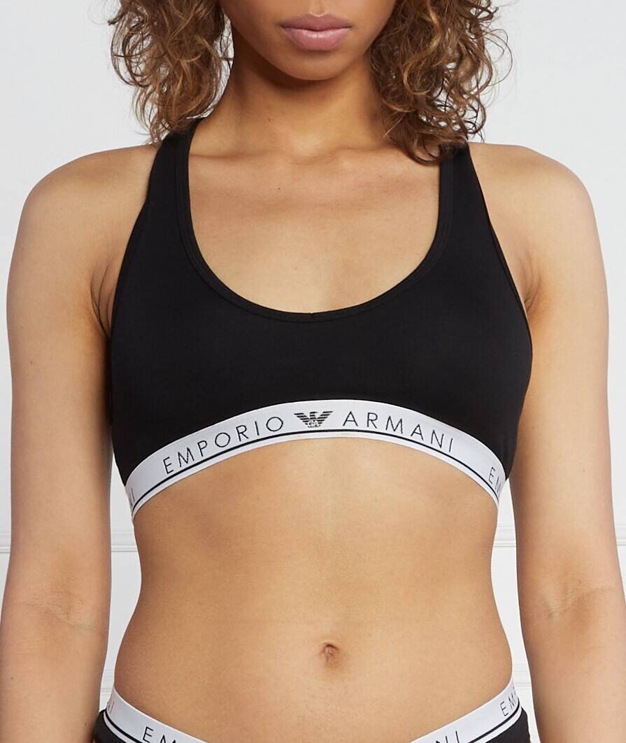Бюстгальтер Emporio Armani, черный
Бюстгальтер Emporio Armani, черный