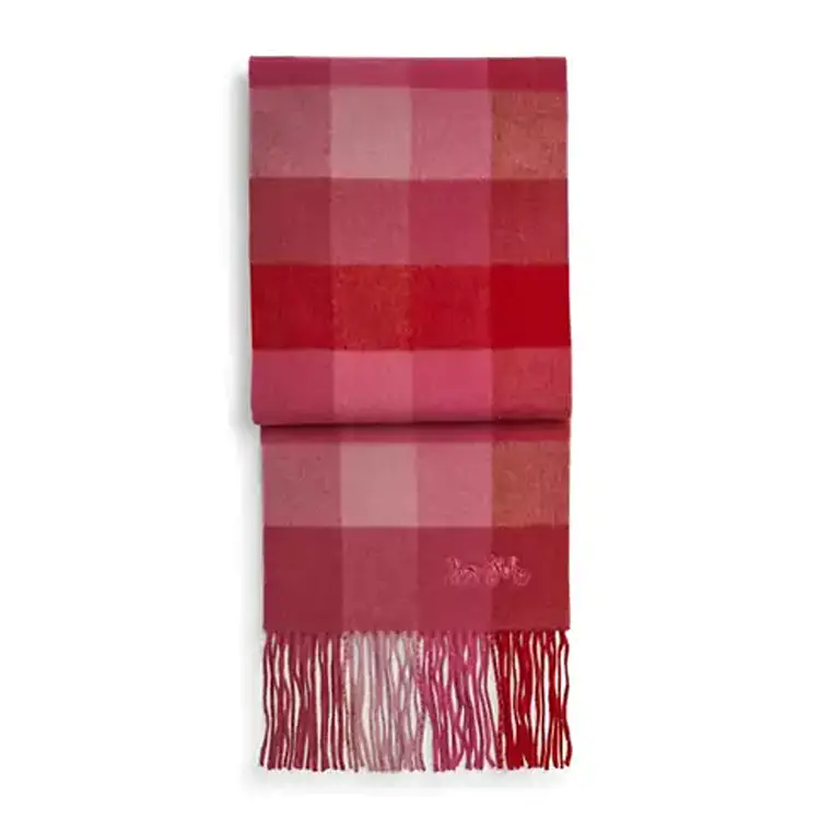 Шерстяной вязаный шарф унисекс красный COACH
Шерстяной вязаный шарф унисекс красный COACH