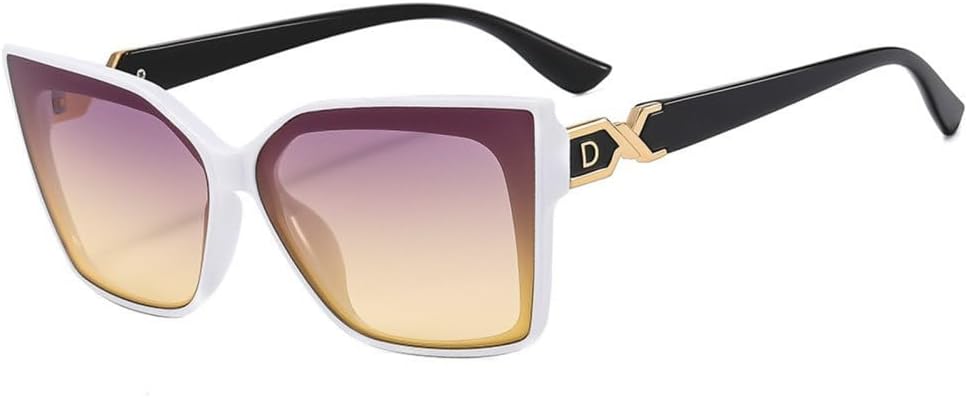 MUTYNE Модные роскошные солнцезащитные очки «кошачий глаз» для женщин и мужчин, винтажные женские солнцезащитные очки, трендовые оттенки, защита от ультрафиолета UV400, White Grey Yellow
MUTYNE Модные роскошные солнцезащитные очки «кошачий глаз» для женщин и мужчин, винтажные женские солнцезащитные очки, трендовые оттенки, защита от ультрафиолета UV400, White Grey Yellow