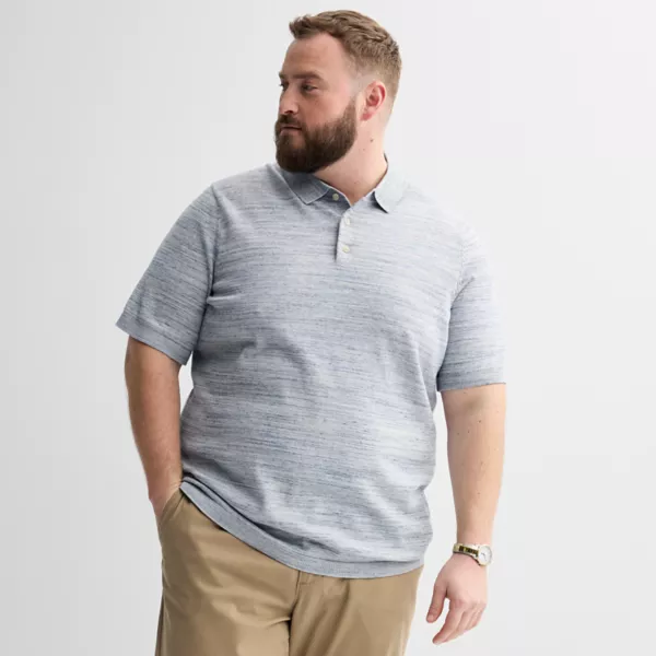 Свитер-Поло с короткими рукавами для больших и высоких Sonoma Goods For Life, цвет blue spacedye
Свитер-Поло с короткими рукавами для больших и высоких Sonoma Goods For Life, цвет blue spacedye