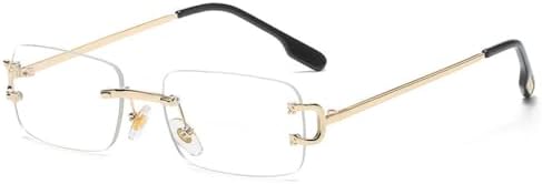 Модные солнцезащитные очки без оправы для женщин, солнцезащитные очки с градиентным переходом цвета для вечеринок на открытом воздухе, защита от УФ-излучения UV400 MTZJH, Gold-clear
Модные солнцезащитные очки без оправы для женщин, солнцезащитные очки с градиентным переходом цвета для вечеринок на открытом воздухе, защита от УФ-излучения UV400 MTZJH, Gold-clear