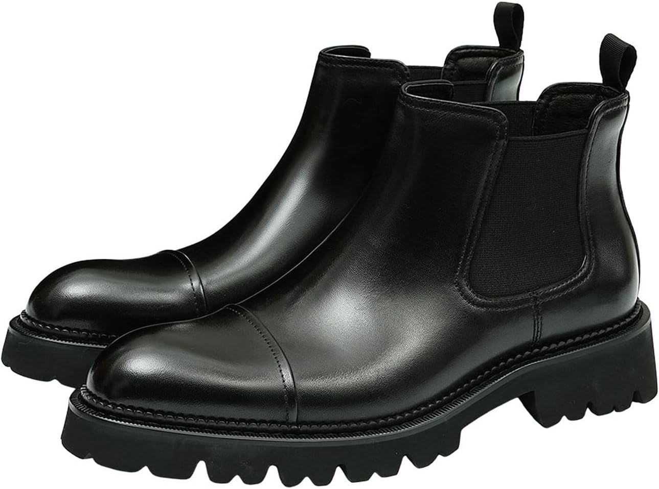 Мужские ботинки Chelsea Santimon из натуральной кожи - туфли на липучке с эластичными вставками по бокам, заостренным носком и мягкой стелькой для деловых встреч, свадеб и стильного повседневного ношения, черный
Мужские ботинки Chelsea Santimon из натуральной кожи - туфли на липучке с эластичными вставками по бокам, заостренным носком и мягкой стелькой для деловых встреч, свадеб и стильного повседневного ношения, черный