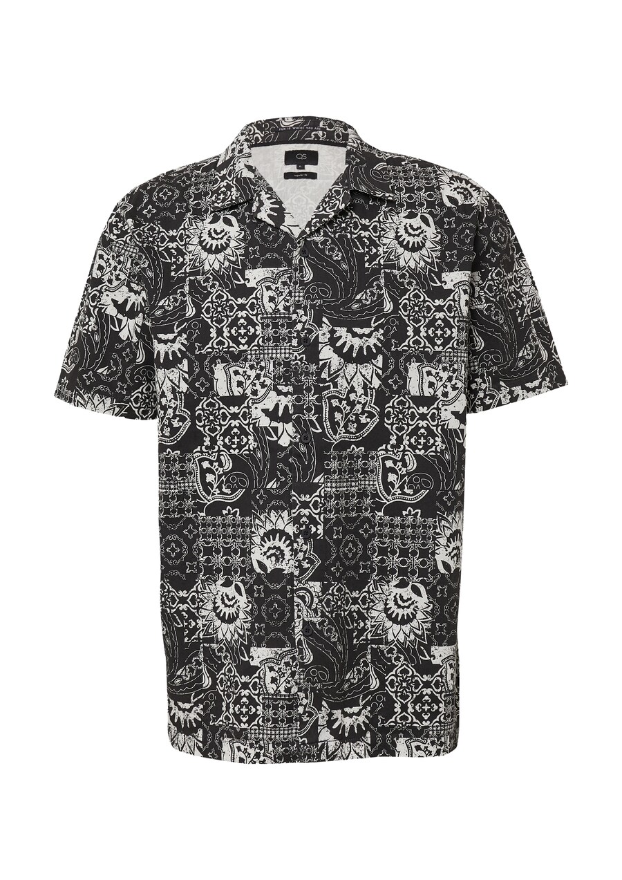 Рубашка на пуговицах классического кроя QS, Black
Рубашка на пуговицах классического кроя QS, Black