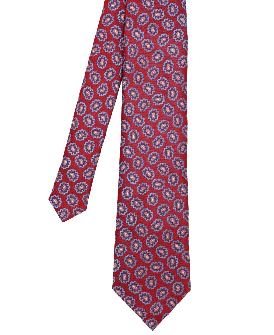 Мужской шелковый галстук с узором пейсли и медальоном Ben Sherman, Red
Мужской шелковый галстук с узором пейсли и медальоном Ben Sherman, Red