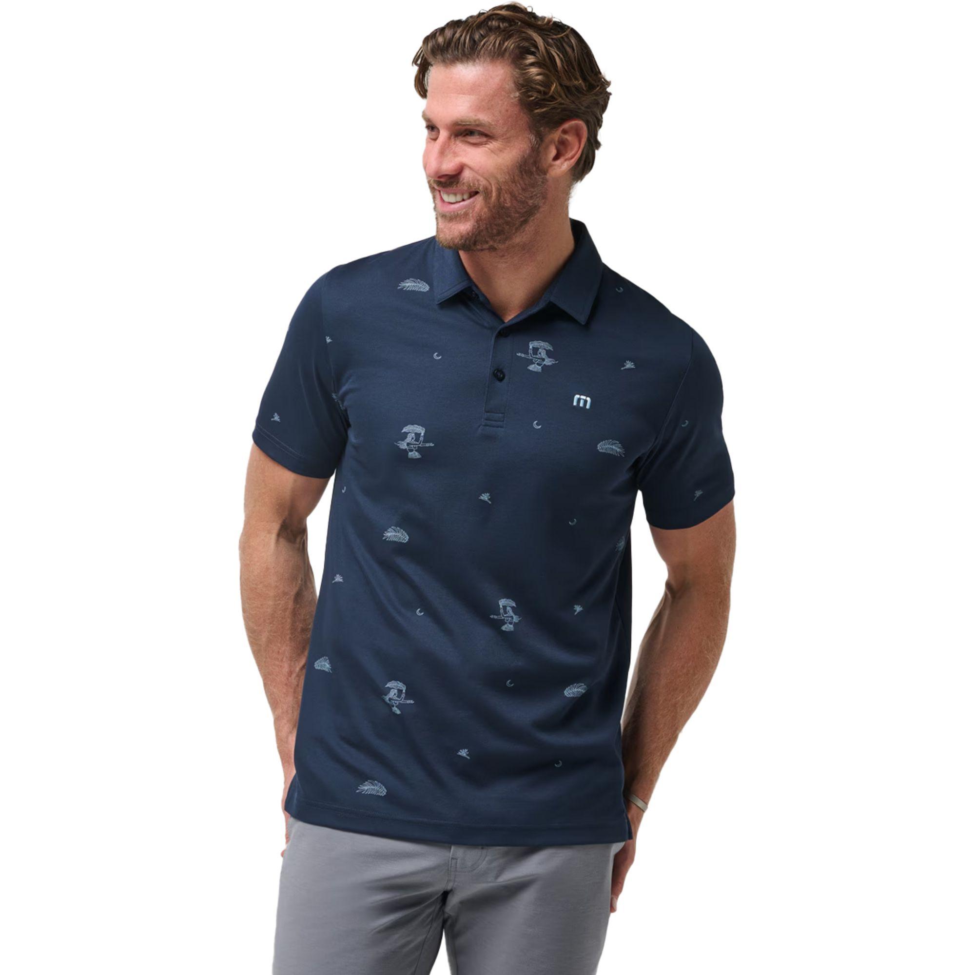 Мужская поло-рубашка с коротким рукавом "Пляжное существо" TravisMathew, Dark Blue
Мужская поло-рубашка с коротким рукавом "Пляжное существо" TravisMathew, Dark Blue