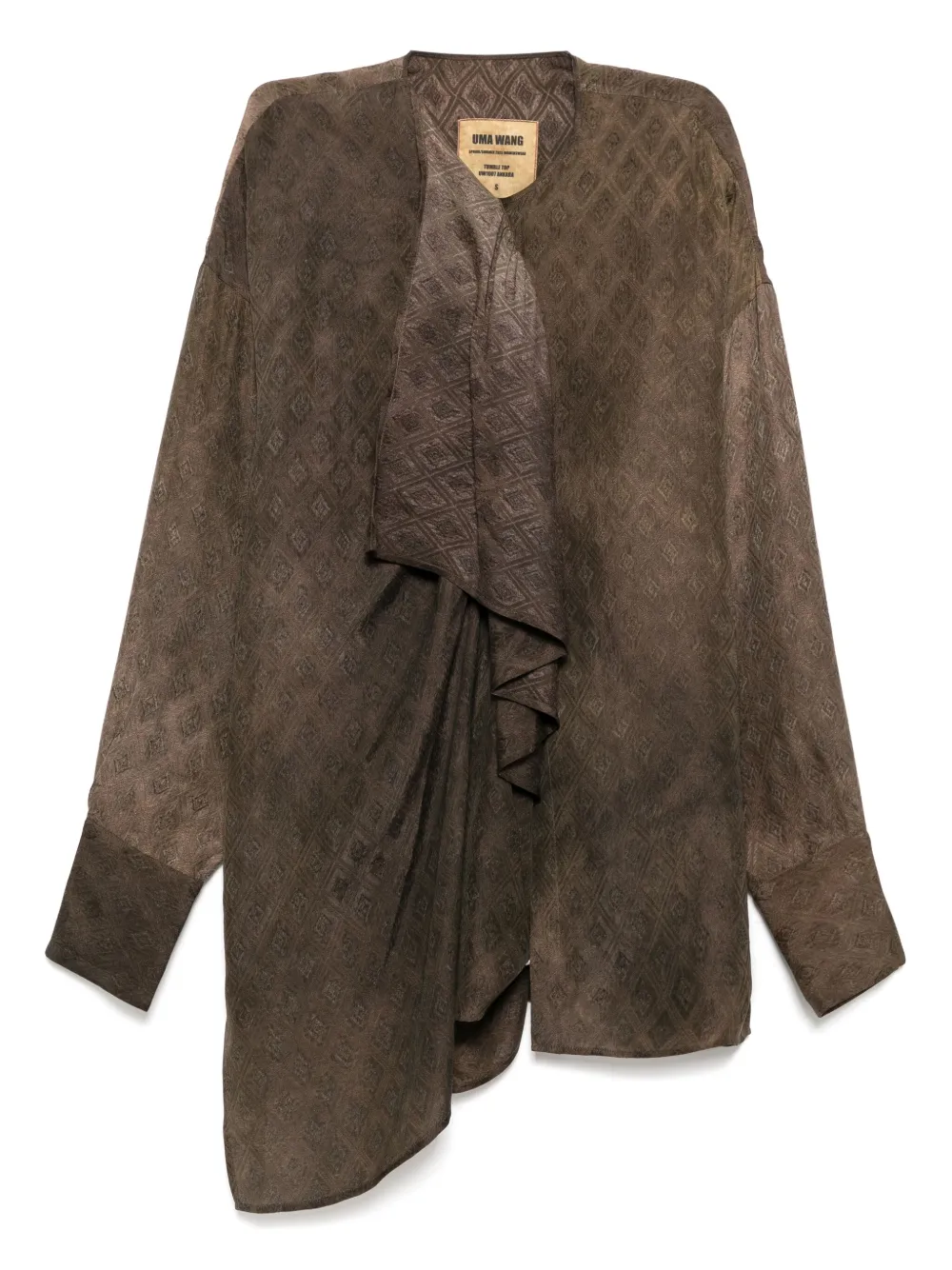 Топ Tumble Uma Wang, коричневый
Топ Tumble Uma Wang, коричневый