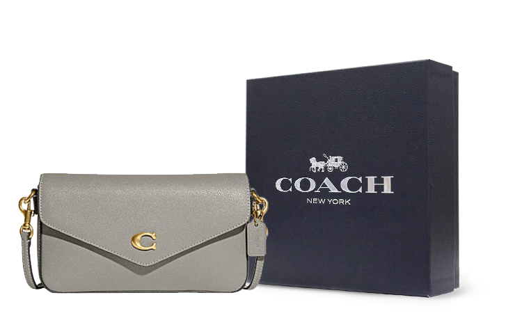 COACH Сумка через плечо из кожи коровы Вин малого размера женская серая
COACH Сумка через плечо из кожи коровы Вин малого размера женская серая