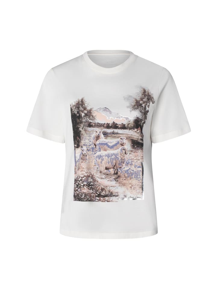 Футболка цвета экрю MARC CAIN COLLECTIONS
Футболка цвета экрю MARC CAIN COLLECTIONS