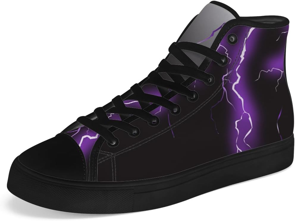 Высокие кеды Lightning из канвы, высокие кроссовки на шнуровке, повседневная обувь для мужчин и женщин Chebing, пурпурный
Высокие кеды Lightning из канвы, высокие кроссовки на шнуровке, повседневная обувь для мужчин и женщин Chebing, пурпурный