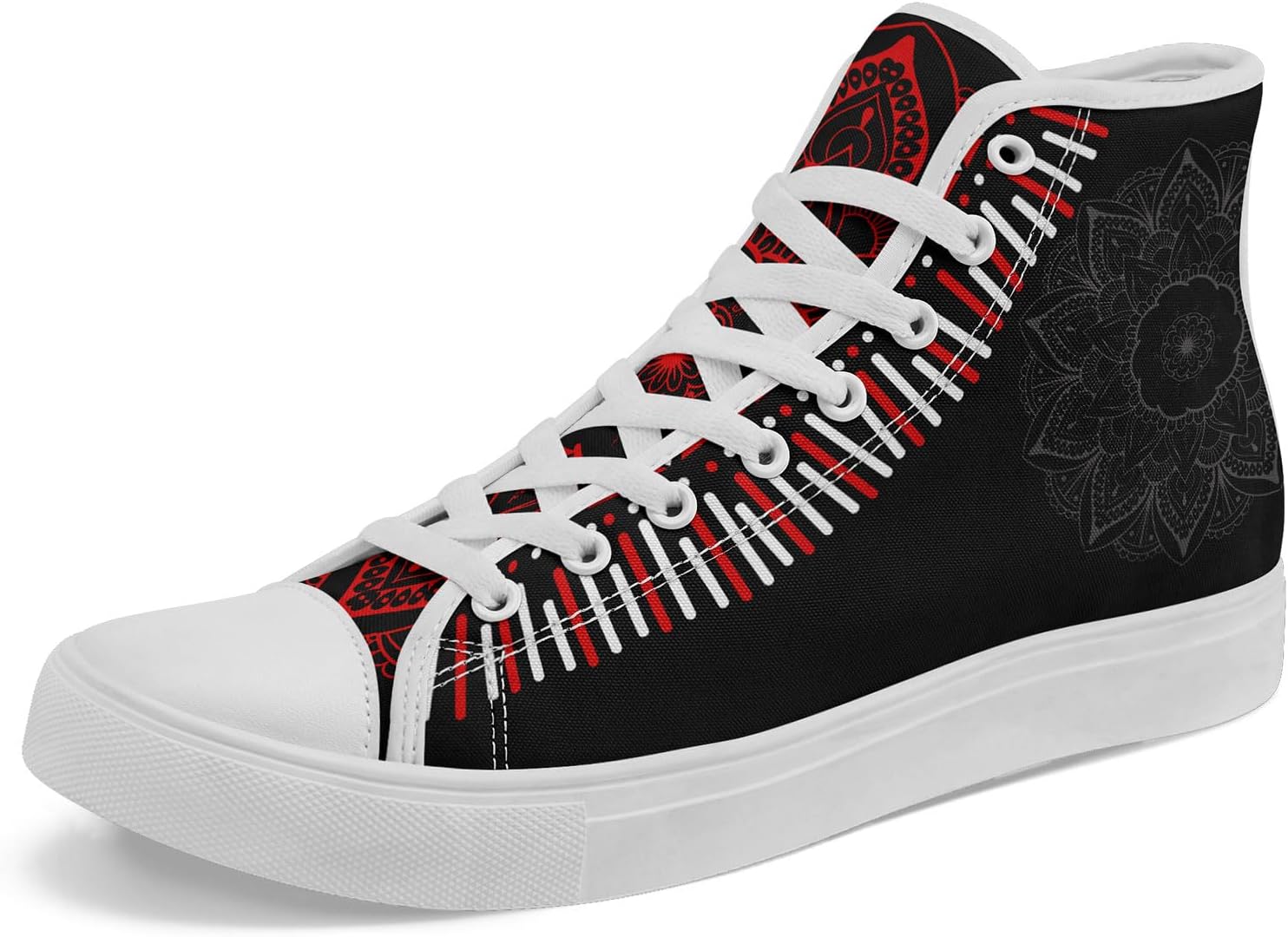 Высокие кеды AWSOLE в стиле бохо из холщовой ткани для женщин и мужчин, легкие, удобные, художественного дизайна, в стиле йоги, подарочные, шнуровка, повседневные кроссовки, белый/черный/красный/серый
Высокие кеды AWSOLE в стиле бохо из холщовой ткани для женщин и мужчин, легкие, удобные, художественного дизайна, в стиле йоги, подарочные, шнуровка, повседневные кроссовки, белый/черный/красный/серый