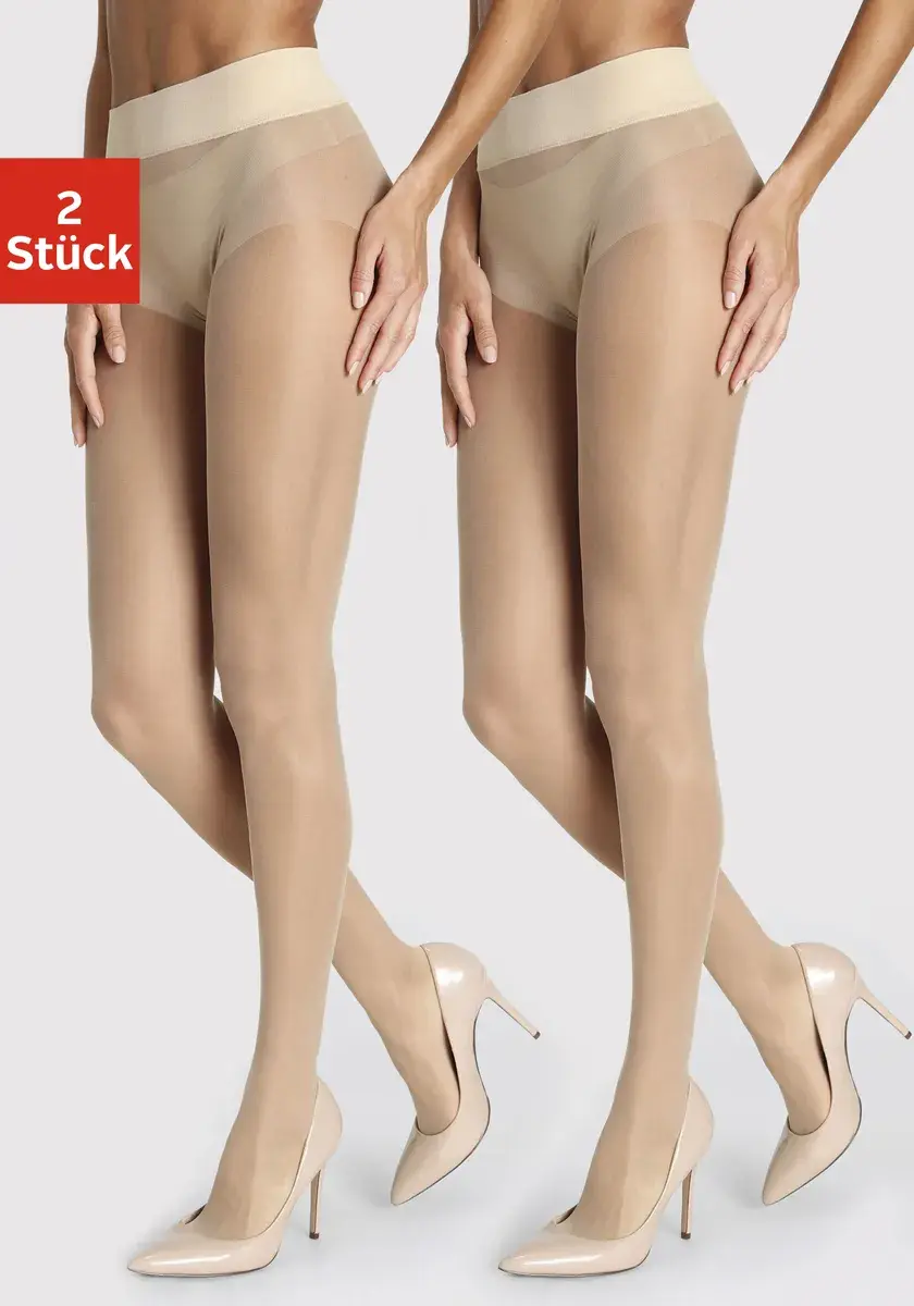 Колготки LASCANA (2 шт), матовые прозрачные, цвет Powder
Колготки LASCANA (2 шт), матовые прозрачные, цвет Powder