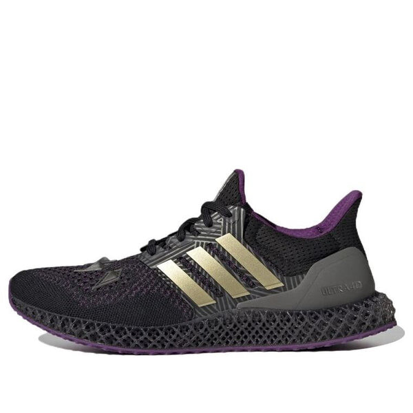 Кроссовки marvel x ultra 4d 'black panther' Adidas, черный 
Кроссовки marvel x ultra 4d 'black panther' Adidas, черный