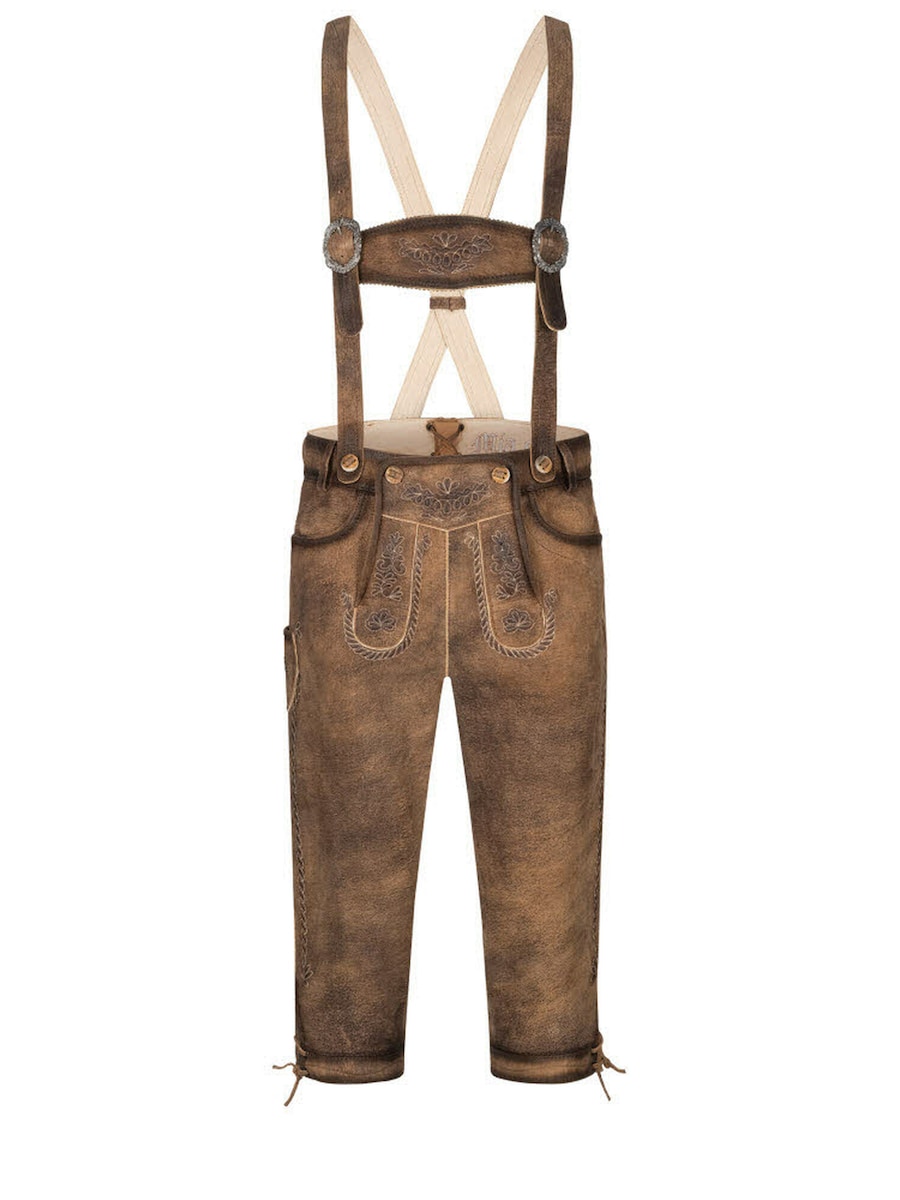 Обычные традиционные брюки Trachtenhof Nübler Lederhose Kniebund Schorsch, коричневый
Обычные традиционные брюки Trachtenhof Nübler Lederhose Kniebund Schorsch, коричневый