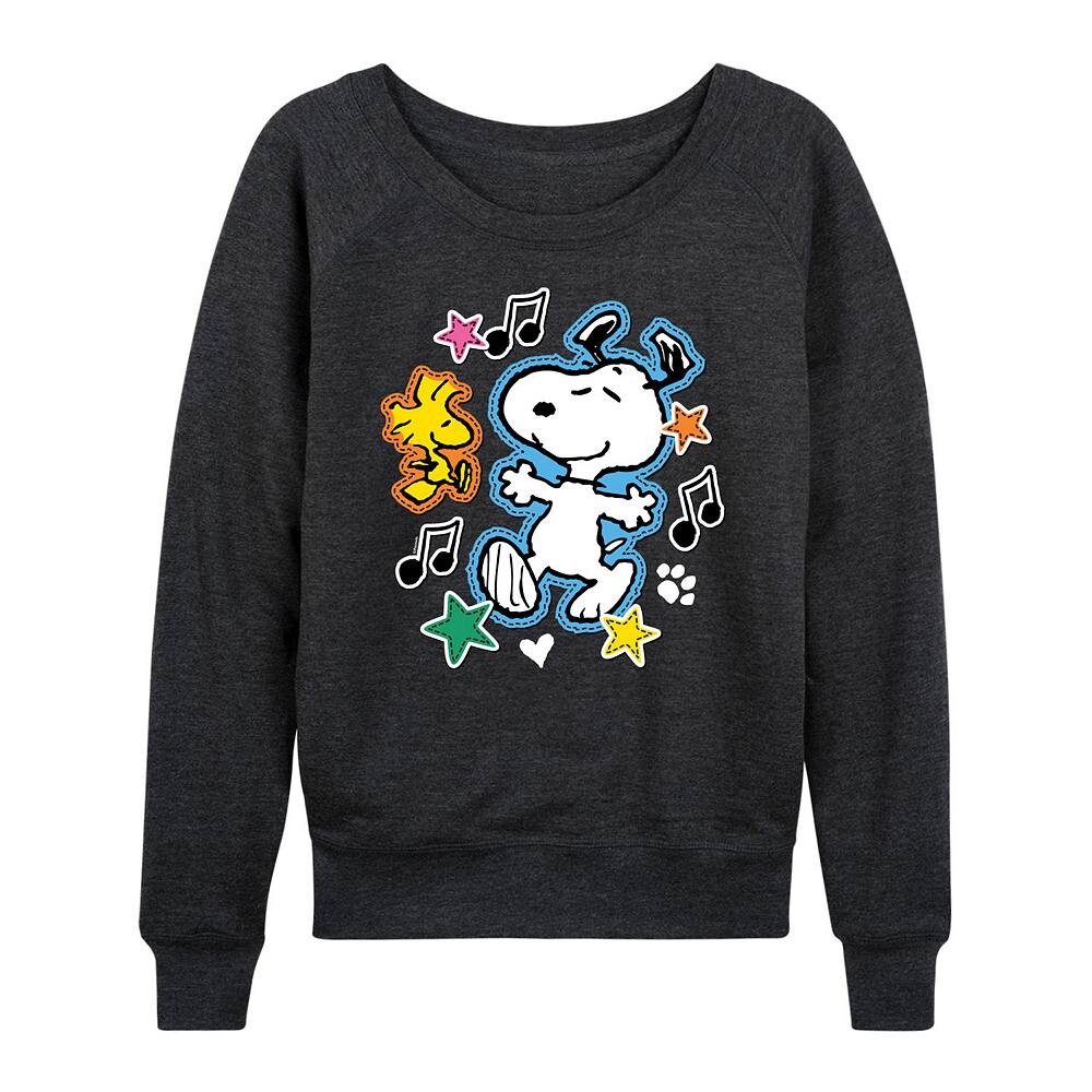Женский легкий свитшот с нашивками из френч-терри Peanuts Snoopy & Woodstock Licensed Character, цвет Heather Charcoal Gray
Женский легкий свитшот с нашивками из френч-терри Peanuts Snoopy & Woodstock Licensed Character, цвет Heather Charcoal Gray
