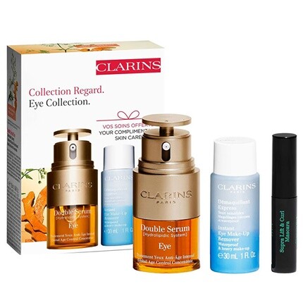 Подарочный набор для ухода за глазами Двойной набор сывороток Clarins
Подарочный набор для ухода за глазами Двойной набор сывороток Clarins