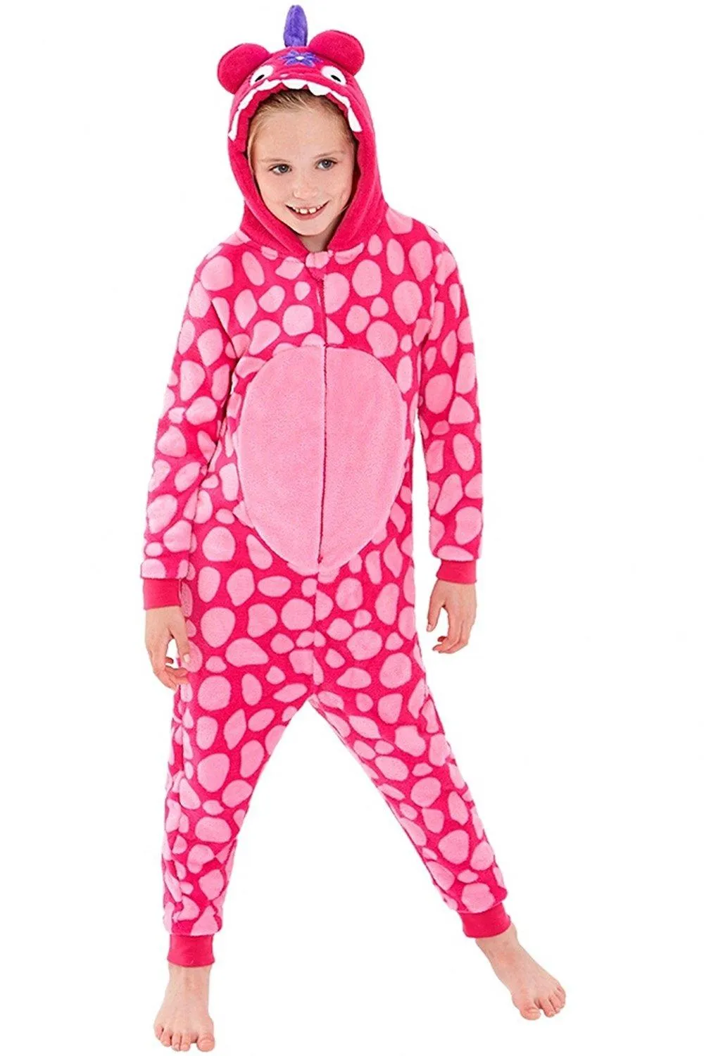 Флисовый комбинезон с пятнистым динозавром Animal Crazy, розовый
Флисовый комбинезон с пятнистым динозавром Animal Crazy, розовый