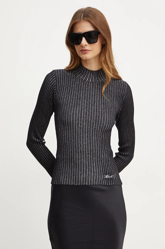 Свитер Karl Lagerfeld, черный 
Свитер Karl Lagerfeld, черный