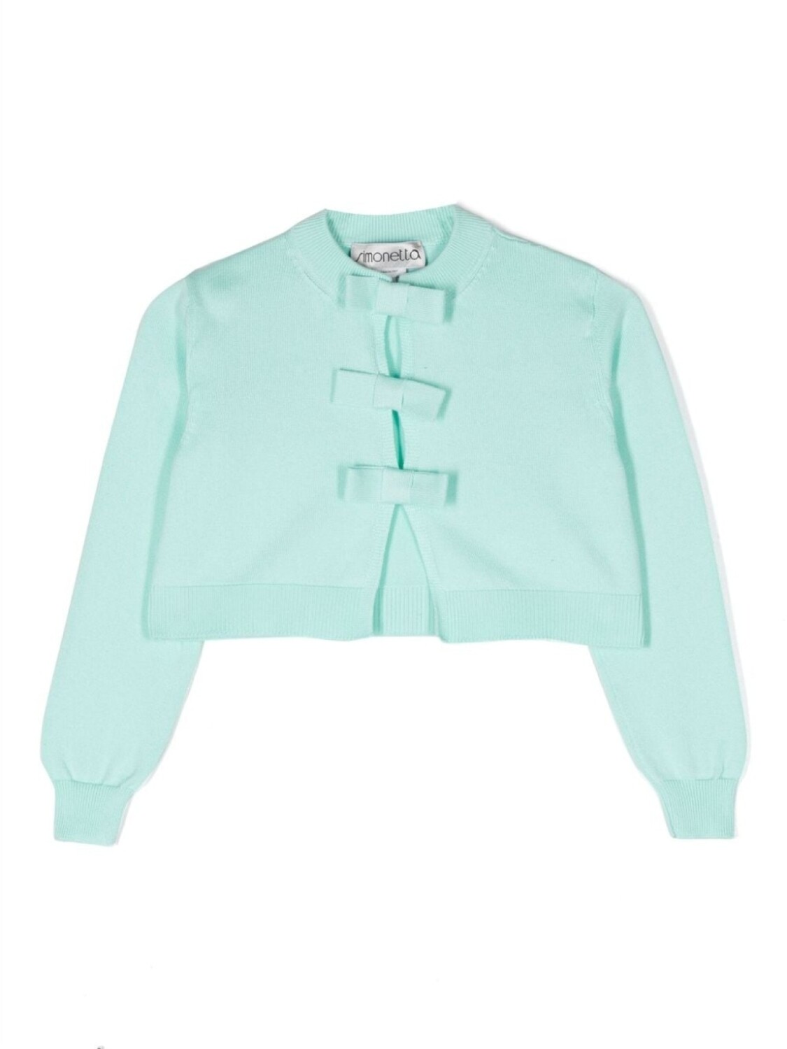 Simonetta укороченный кардиган с бантом, зеленый
Simonetta укороченный кардиган с бантом, зеленый