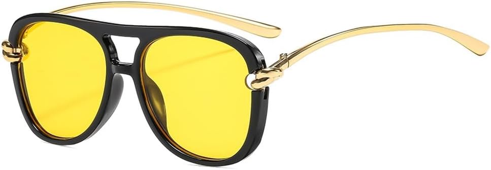 Солнцезащитные очки UV400 с двойной перемычкой, панк-стиль, металлическая оправа, градиентный переход цвета, подходят для женщин и мужчин, для бега и занятий спортом на открытом воздухе UYPTK, Black Yellow
Солнцезащитные очки UV400 с двойной перемычкой, панк-стиль, металлическая оправа, градиентный переход цвета, подходят для женщин и мужчин, для бега и занятий спортом на открытом воздухе UYPTK, Black Yellow