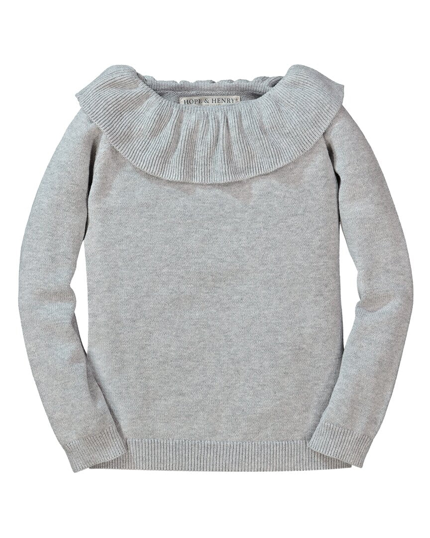 Свитер Hope & Henry с оборкой на шее Hope & Henry, серый
Свитер Hope & Henry с оборкой на шее Hope & Henry, серый