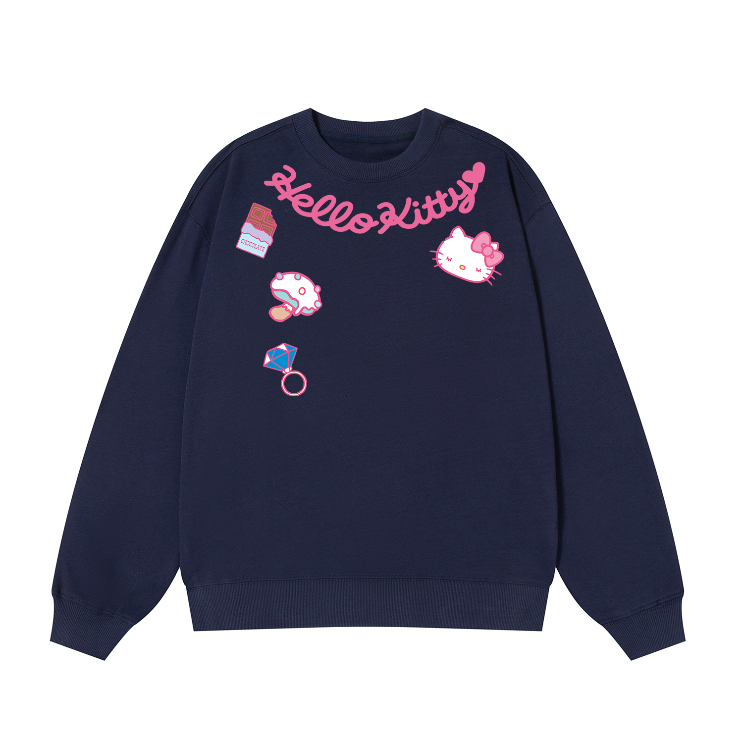 Hello Kitty Hello Kitty SS25 свитшот Unisex Sanrio, синий
Hello Kitty Hello Kitty SS25 свитшот Unisex Sanrio, синий